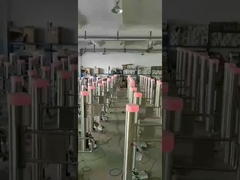 Пешеходная распашная калитка из нержавеющей стали 304, высота до пояса