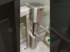 Полностью моторизованные двунаправленные шлагбаумные ворота P-типа с поворотом на 90 градусов