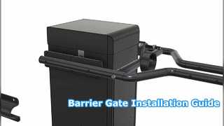 Видео установки шлагбаума DZ-2307