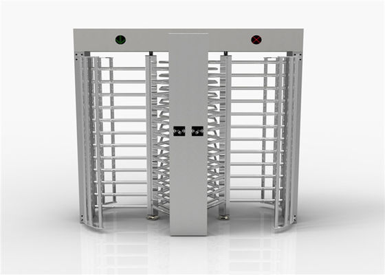 Двухпроходный двунаправленный полноростовой турникет с потребляемой мощностью 40 Вт для контроля безопасного входа