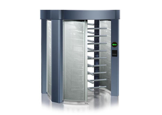 Полноростовой турникет из нержавеющей стали 304 с площадкой для считывателя карт и сроком службы 5 миллионов циклов