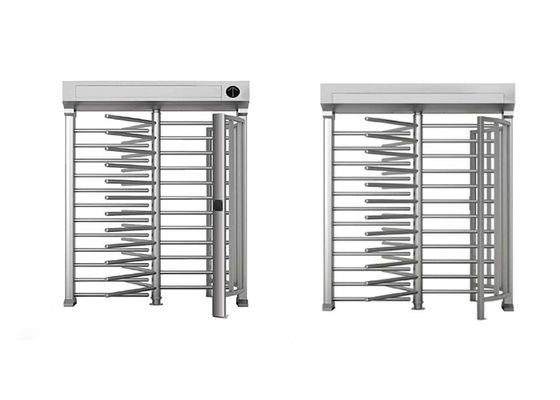 Полноростовой турникет с RFID-считывателем и сканером штрих-кода, работающий от постоянного тока 24 В, с механизмом защиты от прохода «паровозиком» для двойного контроля доступа