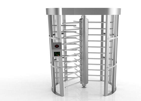 Полноростовой турникет с RFID-считывателем и сканером штрих-кода, работающий от постоянного тока 24 В, с механизмом защиты от прохода «паровозиком» для двойного контроля доступа