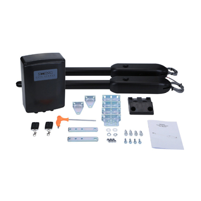 SW400DC Топ-рейтинговый DC 24V Солнечный 400KG Single Leaf Swing Gate Opener