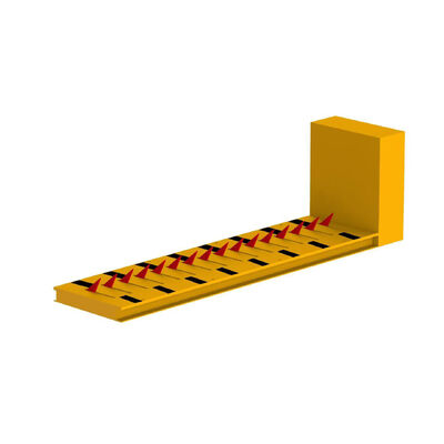 Противотаранное стальное устройство для уничтожения шин формата A3, грузоподъемностью 80 тонн и временем срабатывания 1-2 секунды для обеспечения безопасности дорожных барьеров