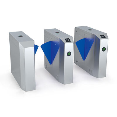 Скоростной турникет из нержавеющей стали 304 с длиной створки 27 см и двунаправленным управлением для управления потоком людей