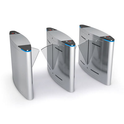 Высокоскоростной BLDC двигатель свертываемый клапан барьерные ворота с 0,5s открытие и 304 нержавеющей стали шкаф