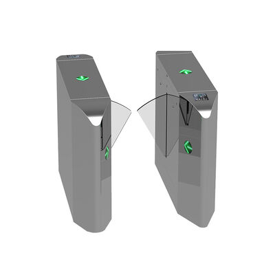 Распашной турникет из нержавеющей стали 304 с пропускной способностью 25-30 человек в минуту и сертификацией CE для контроля доступа