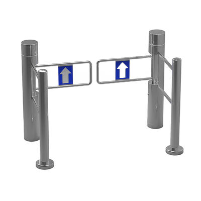 Автоматический BLDC-мотор SUS304 Swing Barrier Gate с акриловой рукой для контроля доступа в супермаркет