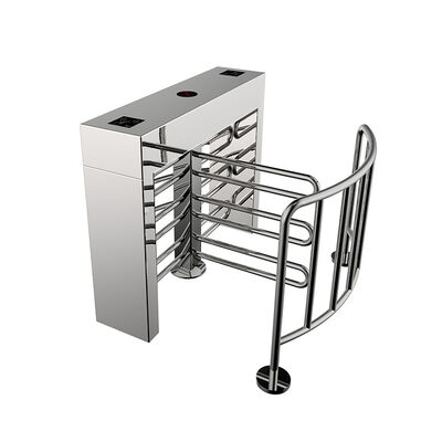 316 Нержавеющая сталь полувысотный поворотник с гидравлическим буфером для управления потоком от 25 до 30 человек в минуту