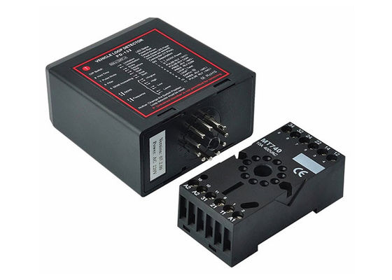 Детектор петли транспортного средства с диапазоном частот от 20 кГц до 170 кГц Время реакции 100 мс и выходные реле 240 В / 5 А для автоматических ворот и контроля доступа к парковке RFID