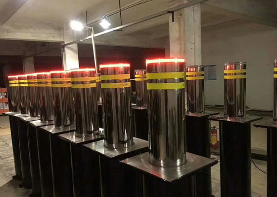 Автоматический гидравлический боллард с регулируемым электронным дистанционным управлением скоростью 3s-6s и конструкцией из нержавеющей стали SS304