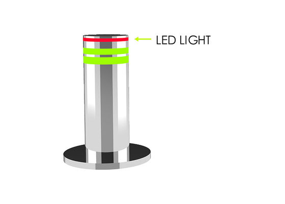 Автоматические выдвижные столбы из нержавеющей стали 316 с нагрузкой 70 тонн и временем подъема 3 секунды для безопасности дорожного движения