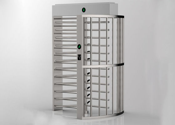 Полноростовой турникет SS304 с временем отклика 0,2 секунды и планкой 600 мм для контроля доступа с высокой степенью защиты