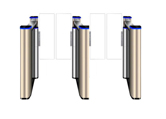 500 мм Flap RS232 SS304 Access Control Swing Barrier Gate с высоким крутящим моментом без щетки