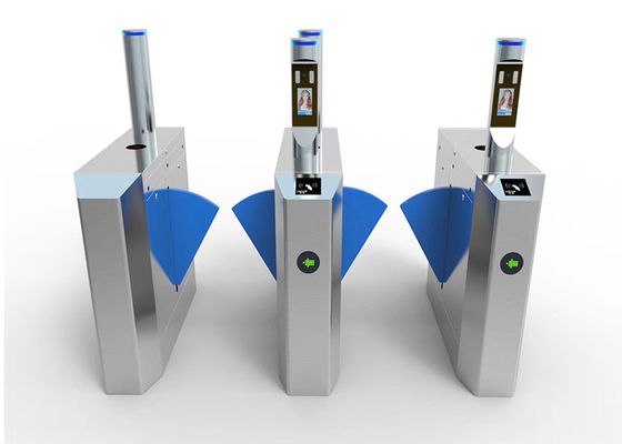 0.2s Свертываемая RS485 SS304 Контроль доступа Крыловая дверь Крыловой барьер