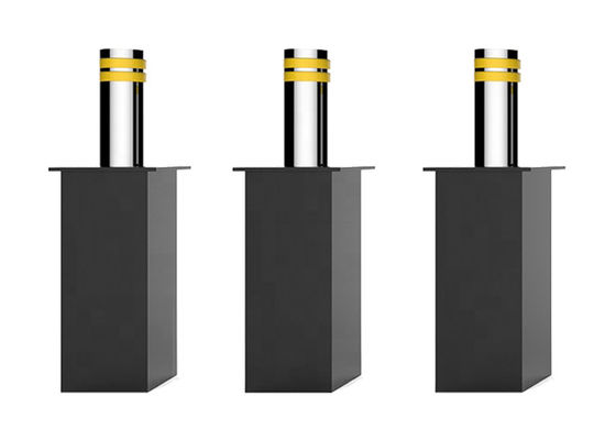 SS304 IP68 ПЛК-управляемый автоматический гидравлический подъемный защитный столб с светодиодным освещением