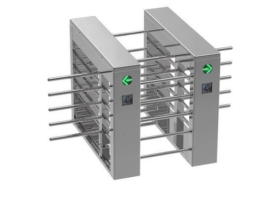 Турникет из нержавеющей стали SUS304 половинной высоты с питанием 30 Вт и временем отклика 0,2 секунды для безопасного доступа пешеходов