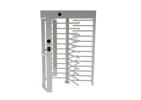 Турникет в полный рост с роторами 120°, шириной 600 мм и конструкцией из нержавеющей стали