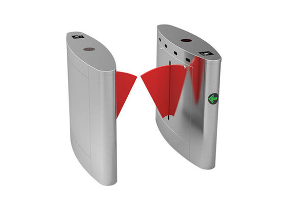 Турникет с откидными створками для контроля доступа в школу/стадион, двигатель BLDC с поверхностью волочения проволоки, класс защиты IP44