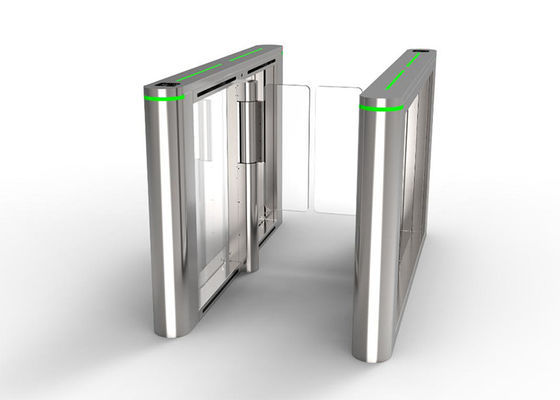 100W Акриловый барьер 24V BLDC Мотор Скоростной турникет Турникет с распашной створкой на уровне талии