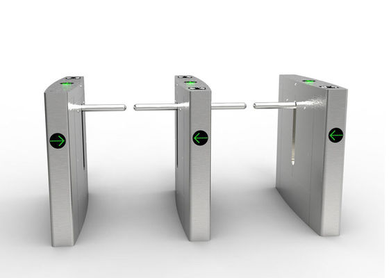 NFC Control Drop Arm Turnstile с мощностью 100 Вт и скоростью потока 30 человек в минуту